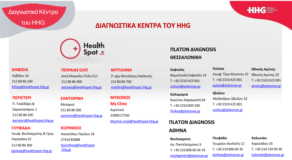 ΔΙΑΓΝΩΣΤΙΚΑ ΚΕΝΤΡΑ